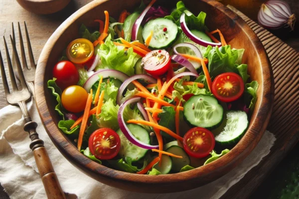 Grönt är Skönt: Ett Färgsprakande Recept på En Hälsosam och Smakrik Sallad