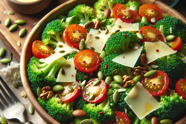 Grönt är Skönt: En Hälsosam och Färgsprakande Broccolisallad som Förför Smaklökarna