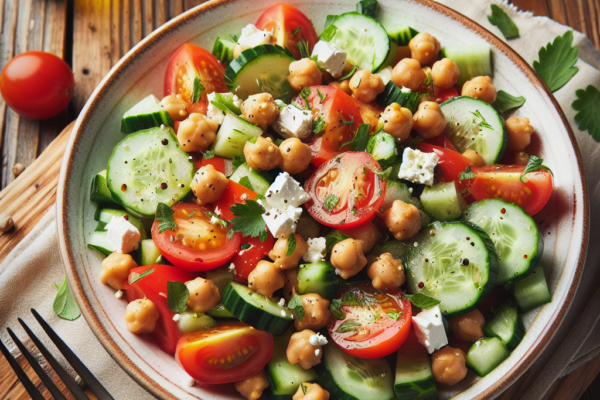 Kikärtans magi: En sallad med smaker från Medelhavet