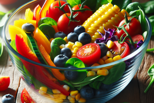 Regnbågens skatt: En färgsprakande och näringsrik sallad bowl med en twist!