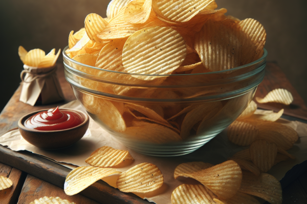 Krispiga Parmesan- och örtchips med en twist av citronpeppar