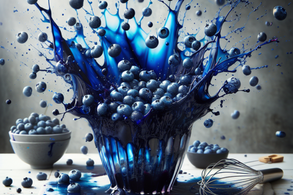 Blåbärsexplosion: Ett himmelskt recept på detaljerade och kreativa blå snacks!