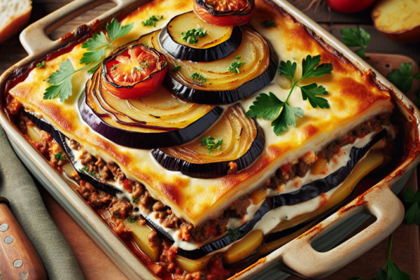 Moussaka Magi: En Smakexplosion av Lamm, Aubergine och Kryddor