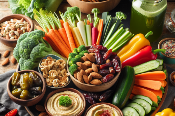 Smakfulla Veganska Snacks: Utforska en Värld av Kreativa Smaker och Texturer