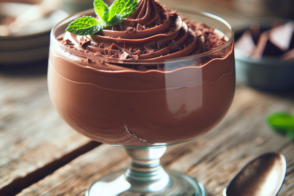 Magiskt Mjuk Chokladmousse: En Vegansk Dröm för Desserthimlen