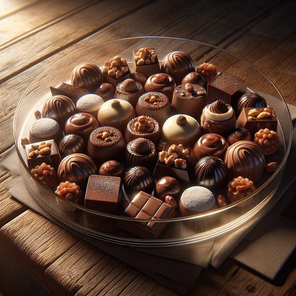 Chokladälskares dröm: Hemgjorda krokanta chokladpraliner med en touch av havssalt