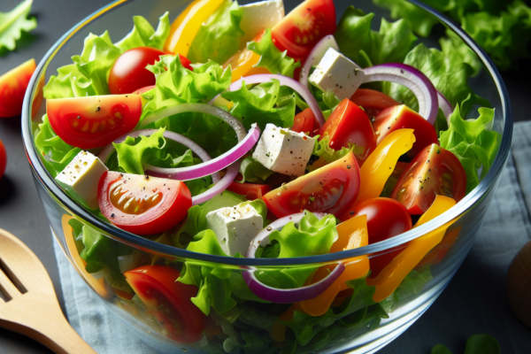 Kosmopolitisk sallad: En färgglad och smakrik resa runt världen i en tallrik