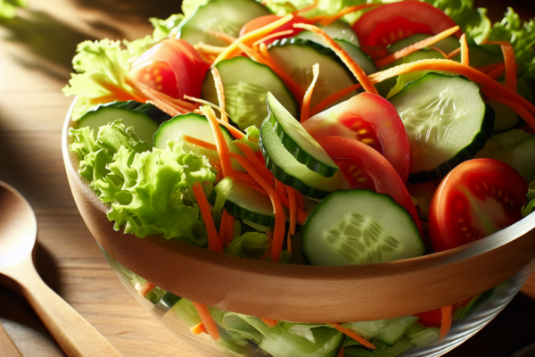 Smakfull och säker: En salmonellasäker sallad full av härliga smaker och krispighet!