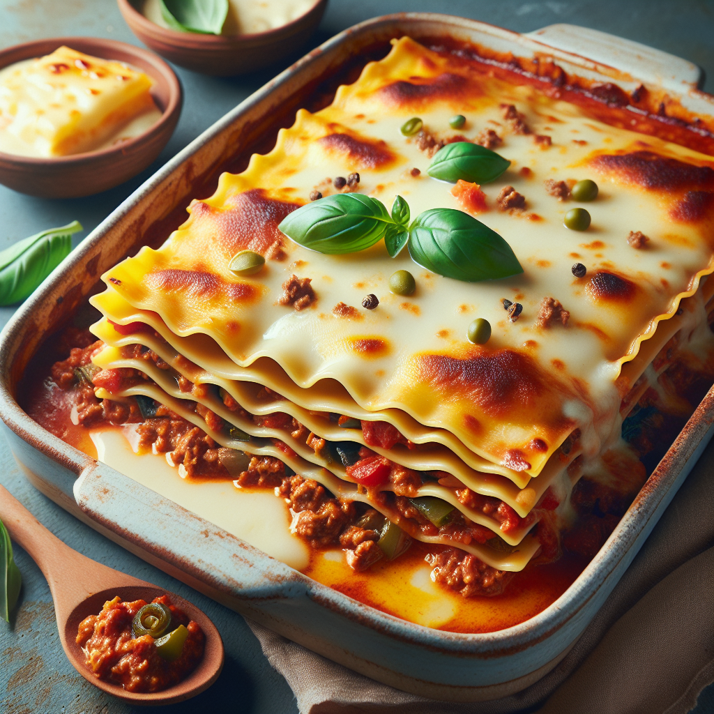 Smakrik och Krämig: Hemlagad Lasagne med en Twist av Italien